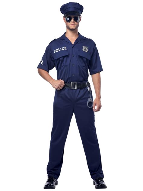 Police Officer Policeman Cop Copper Uniform Role Play Adult Mens Costume Plus Fruugo Us