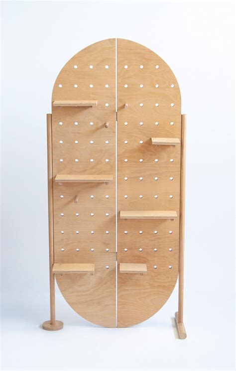 Free Standing Pegboard Market Display Pegboard Display - Etsy Shelving