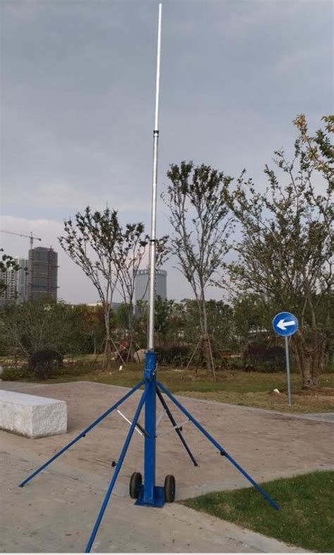 50 Foot Telescoping Antenna Mast Push Up Telescopic Mast Tripod 15m
