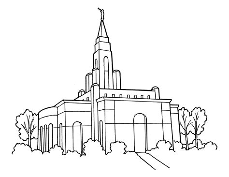 Lds Temples Clipart Free