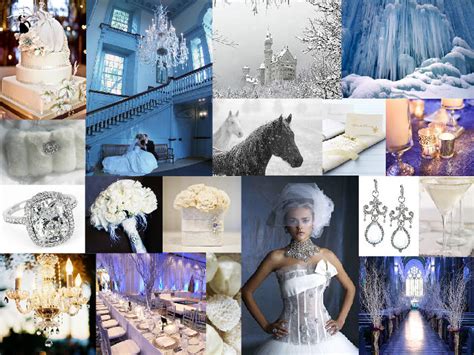 White Winter Wonderland Wedding Pantone Wedding Styleboard The