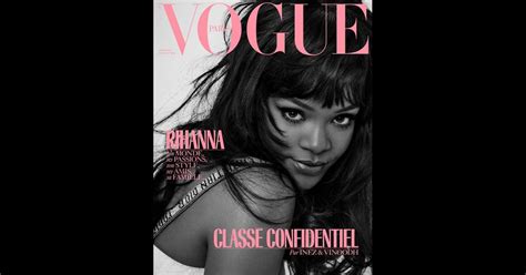 Rihanna en couverture du magazine Vogue Paris numéro de décembre 2017