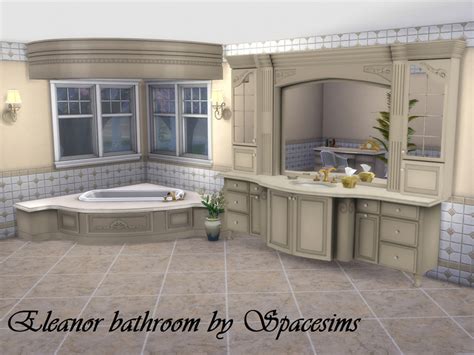 Sims 4 Ccs The Best Eleanor Bathroom By Spacesims