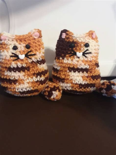 handmade crocheted cats etsy