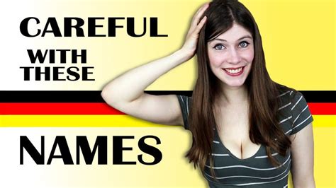 English Names With FUNNY GERMAN MEANINGS