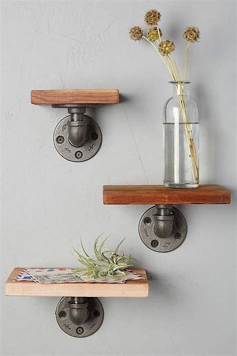 34 Rustic Diy Industrial Pipe Shelves Design Ideas For You Decorkeun