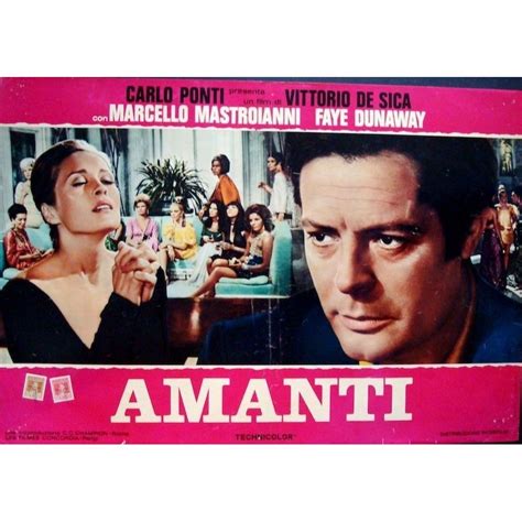 a place for lovers amanti italian fotobusta movie poster