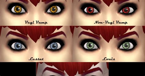 My Sims 4 Blog Vampire Eyes And Veins By Simwitch