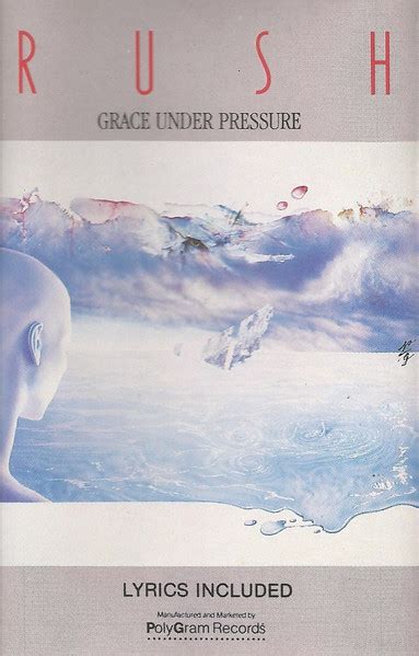 Rush Grace Under Pressure 1984 Cassette Discogs