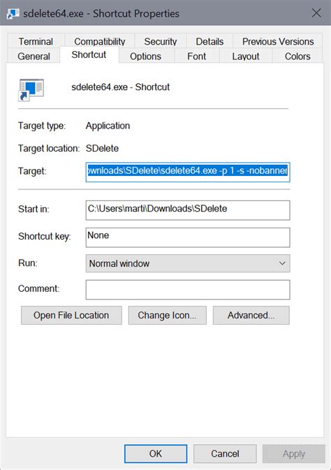 Create Your Own Sdelete Shortcut For Secure File Deletion Techcrunch App