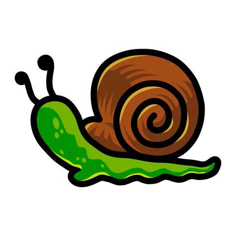 Snail Cartoon Illustration 546235 Vector Art At Vecteezy