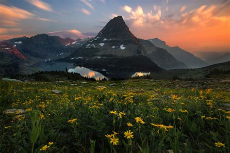 Beautiful Sunset In Glacier National Park Nick Souvall On Fstoppers