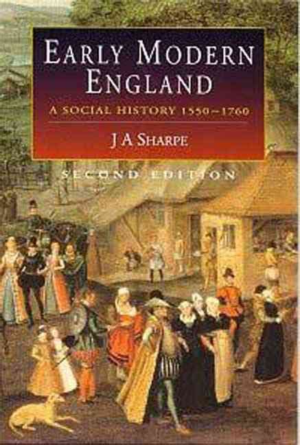 Early Modern England A Social History 1550 1760 Paperback