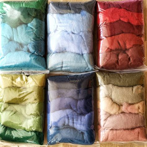 Carded Wool Batts Over 70 Colors Soft New Zealand Sheep Etsy