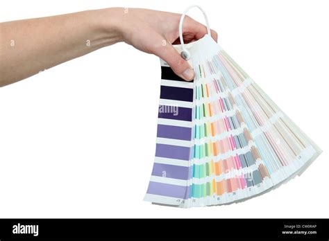 Paint Colour Samples Stock Photo Alamy