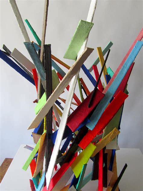 American Modern Abstract Expressionist Mixed Media Sculpture Moshe Y For Sale At 1stdibs