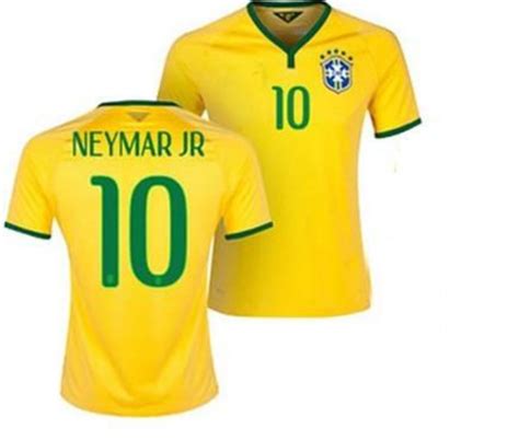 Buy 10 Neymar Brazil Kids Jersey 2014 World Cup