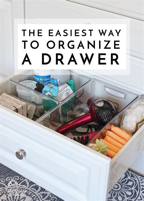 The Easiest Way To Organize Any Drawer In Your Home Organize Drawers