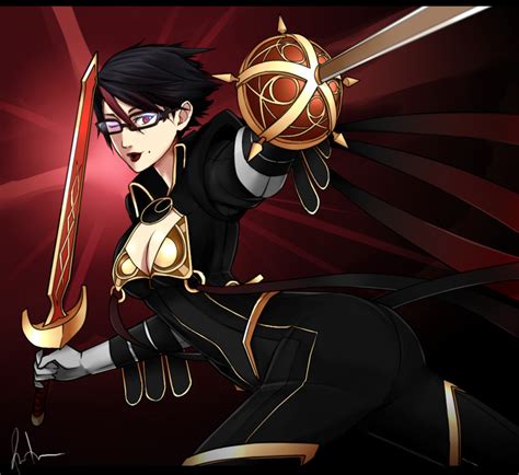 Bayonetta And Fiora League Of Legends And 2 More Drawn By Ricci
