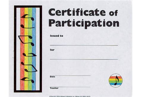 Acknowledging participants of an event is a wonderful way to show your appreciation. 8+ Free Choir Certificate of Participation Templates - PDF ...
