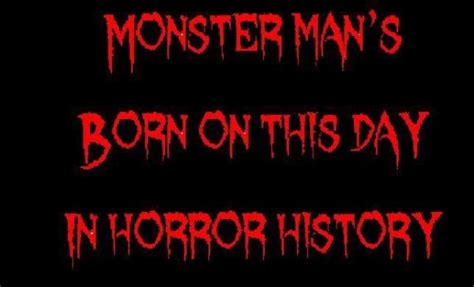 Born On This Day In Horror History March 20 Horror Society