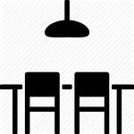 Dining Icon Dinner Icons Meal Chairs Lamp