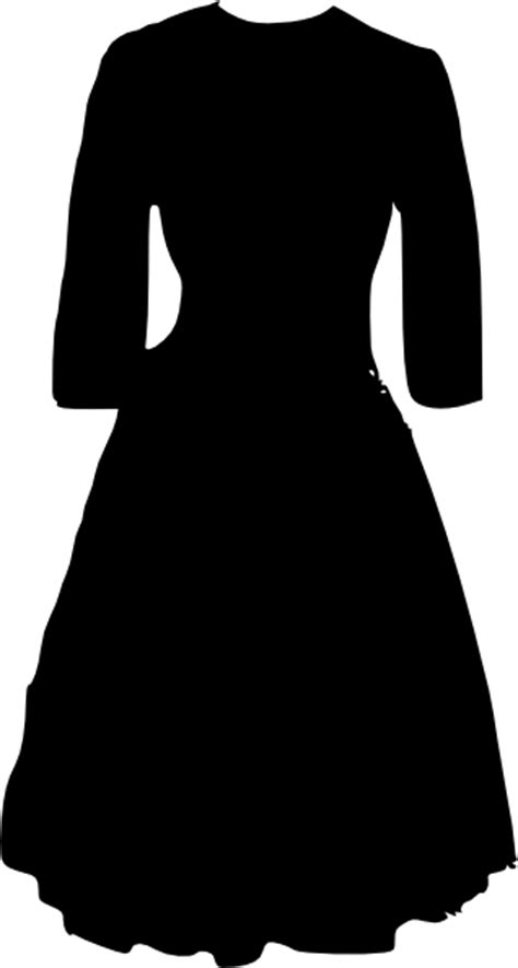 Clip Art Black Dress