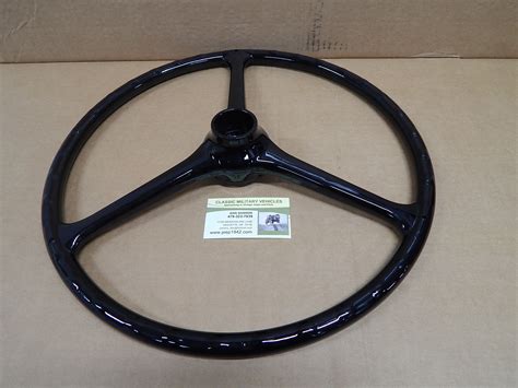 Steering Wheel Willys Cj2a Ford Gpw Slat Grill Classic Military