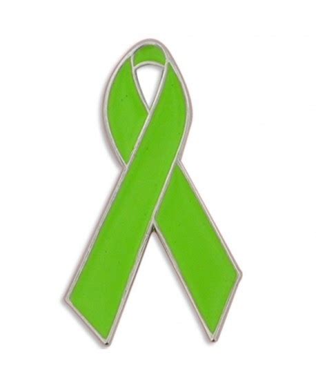 pinmart s lime green awareness ribbon enamel lapel pin c711mcfex7t