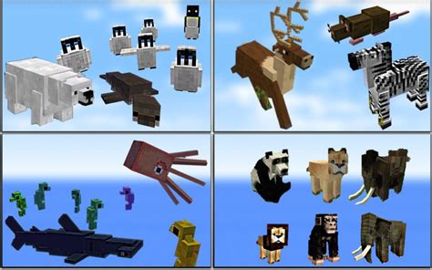 Como Tener Mas Animales En Minecraft Pe Los Mobs En Minecraft Pe Son