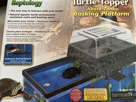Turtle topper above tank basking platform 龜龜曬台 寵物用品 寵物家品及其他 Carousell