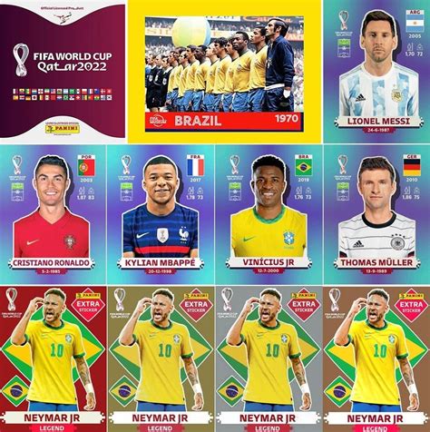 Panini Cartas de fútbol Carteles de fútbol Copa del mundo de futbol