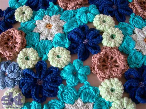 Fabulous floral dishcloths crochet pattern. crochet flower pattern-Knitting Gallery