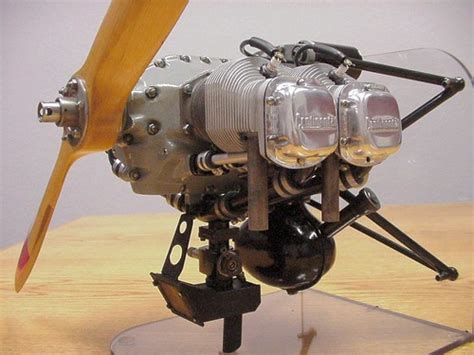 Continental C85 Aircraft Engine 14 Scale Model By Dennis Flickr