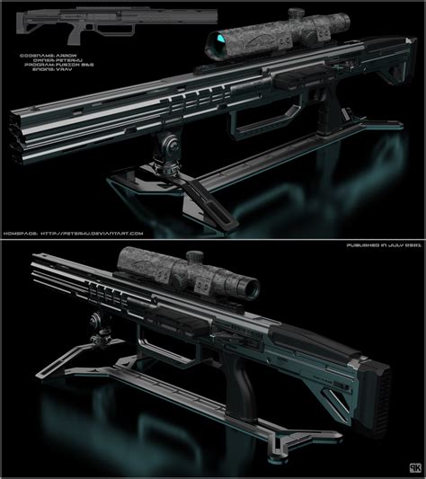 Arrow Concept Of Sci Fi Sniper Rifle By Peterku On Deviantart