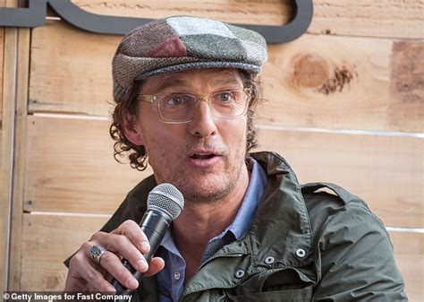 Matthew Mcconaughey Looks Dapper In Glasses And A Newsboy Cap At Fast