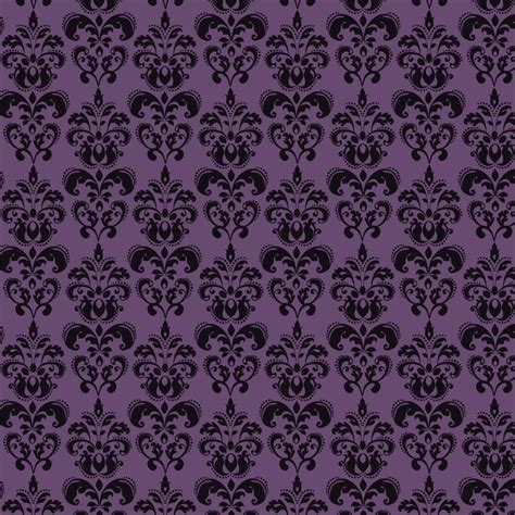45 Purple And Black Damask Wallpaper On Wallpapersafari