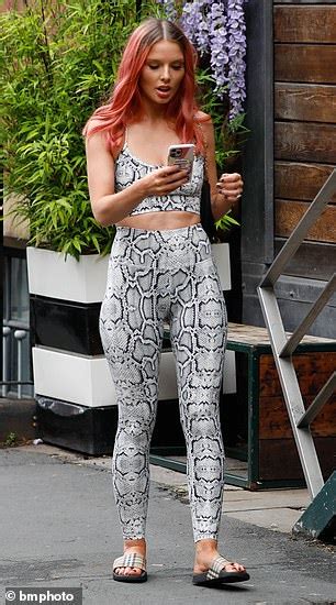 helen flanagan debuts her new pink hairdo as she steps out for a power walk readsector