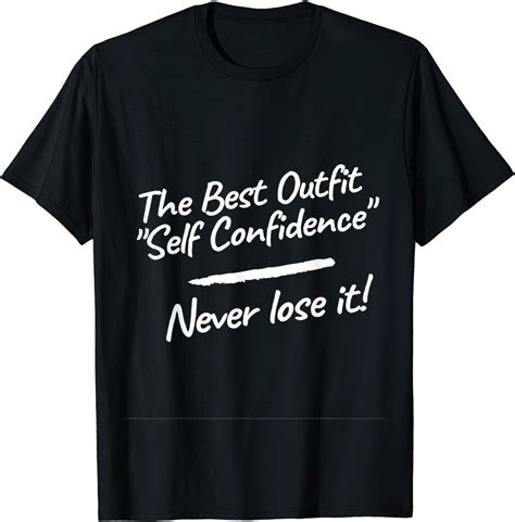 Self Confidence Tee Shirt Shirtelephant Office