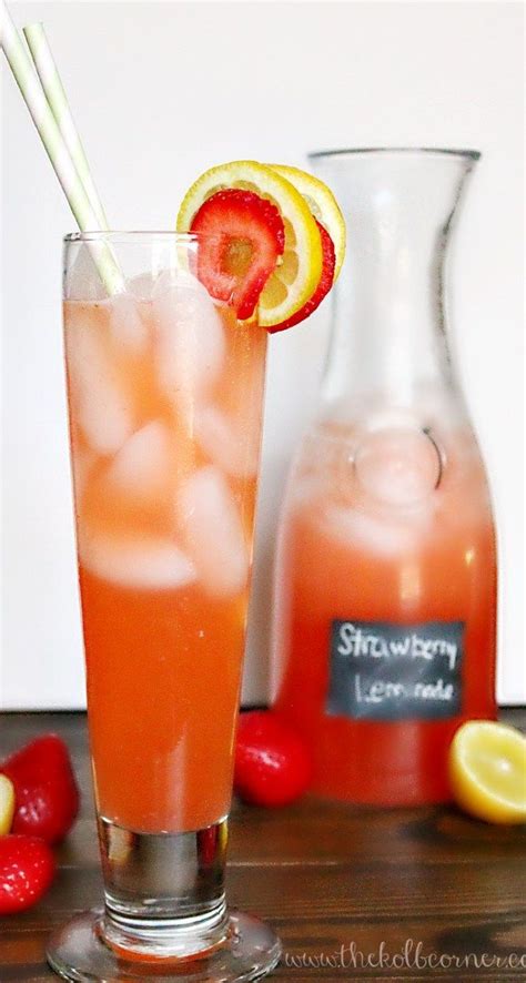 Strawberry Lemonade Recipe Strawberry Lemonade