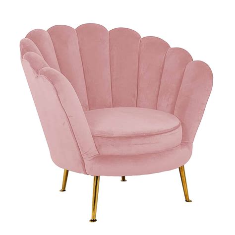 ARMCHAIR PERLA PINK VELVET | Mylestone Interiors Ltd
