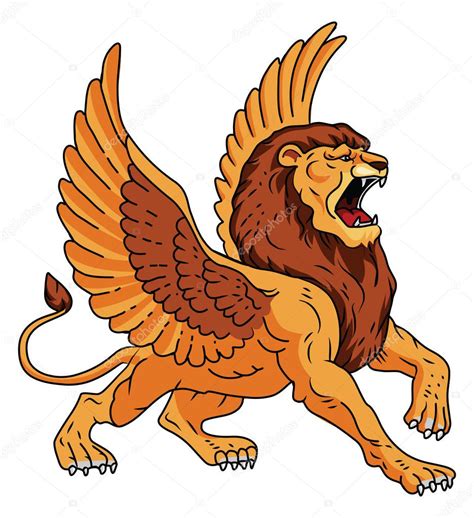 Lion Wings Stock Vector Image By ©imazyreams 58432339