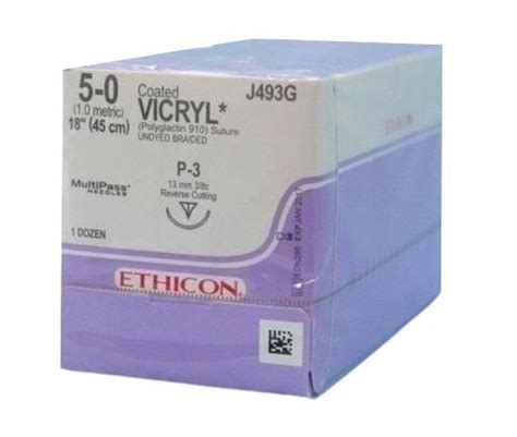 Suture Vicryl 50 13mm Rcprime12