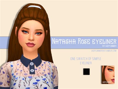 Natasha Rose Eyeliner By Ladysimmer94 At Tsr Sims 4 Updates