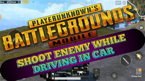 Trick To Shoot Enemy From Car While Driving Pubg Mobile Youtube