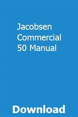 About press copyright contact us creators advertise developers terms privacy policy & safety how youtube works test new features press copyright contact us creators. Jacobsen Commercial 50 Manual | Manual, Guided math, User manual