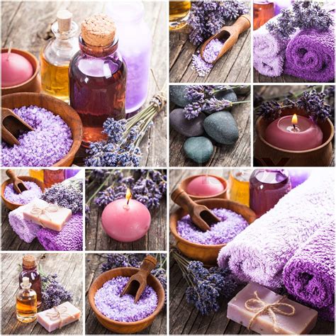 lavender spa stock image colourbox