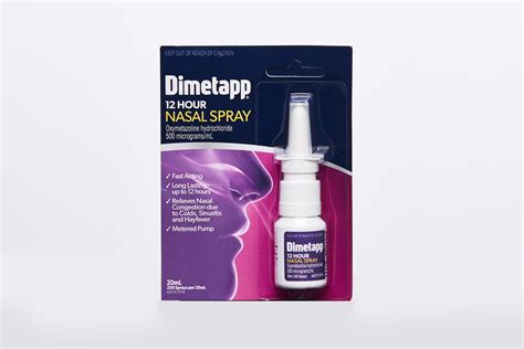 Dimetapp 12hr Nasal Spray 20ml Pharmacy Collective
