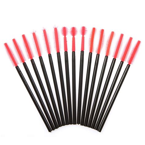 Buy 50x Disposable Eyelash Brushes Silicone Brush Head