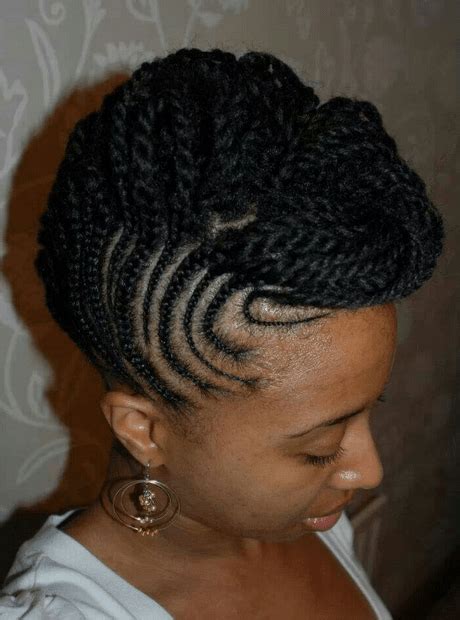 For braiding cornrows, it's best if your hair is not totally dry. Pictures Of Natural Braid Styles | Pictures of Nnature